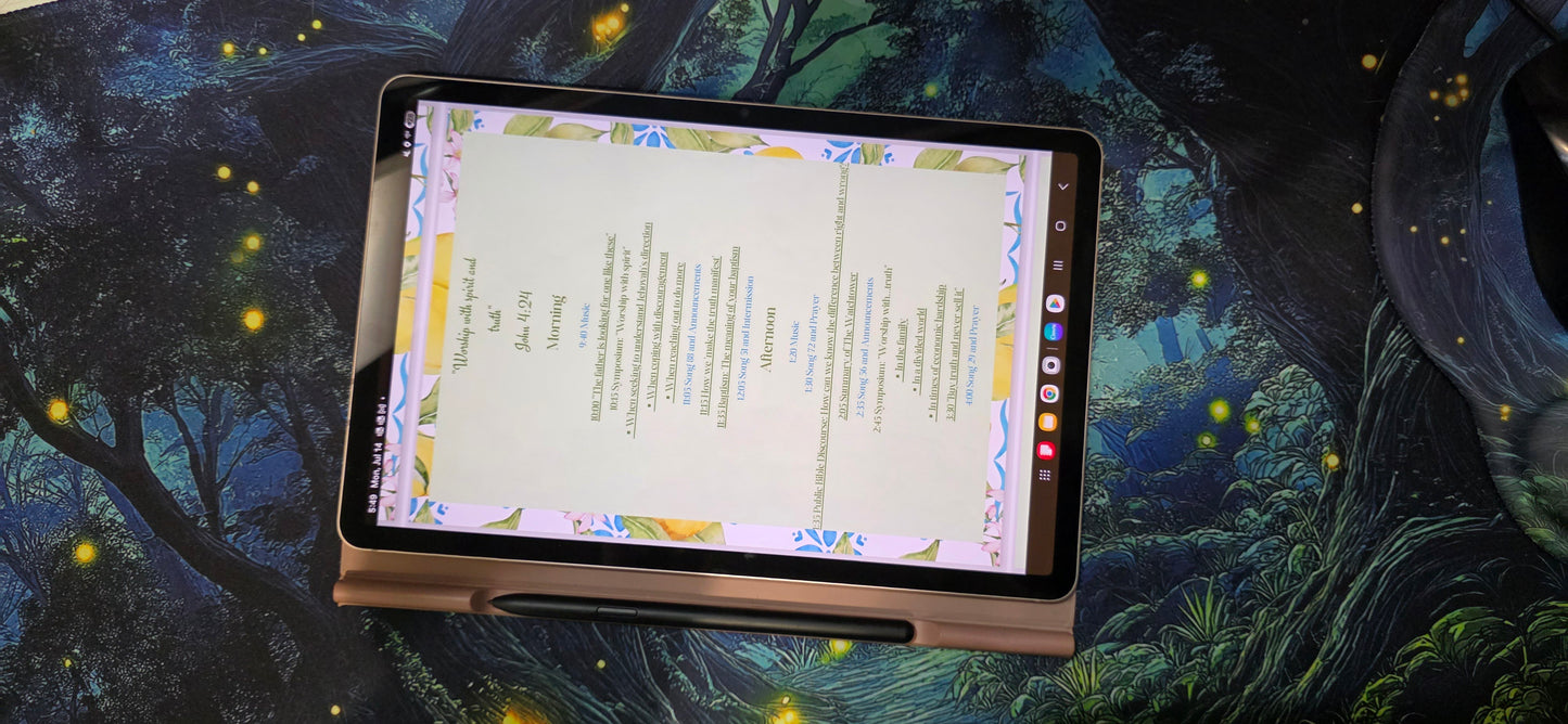 Worship With Spirit and Truth - Lemon edition