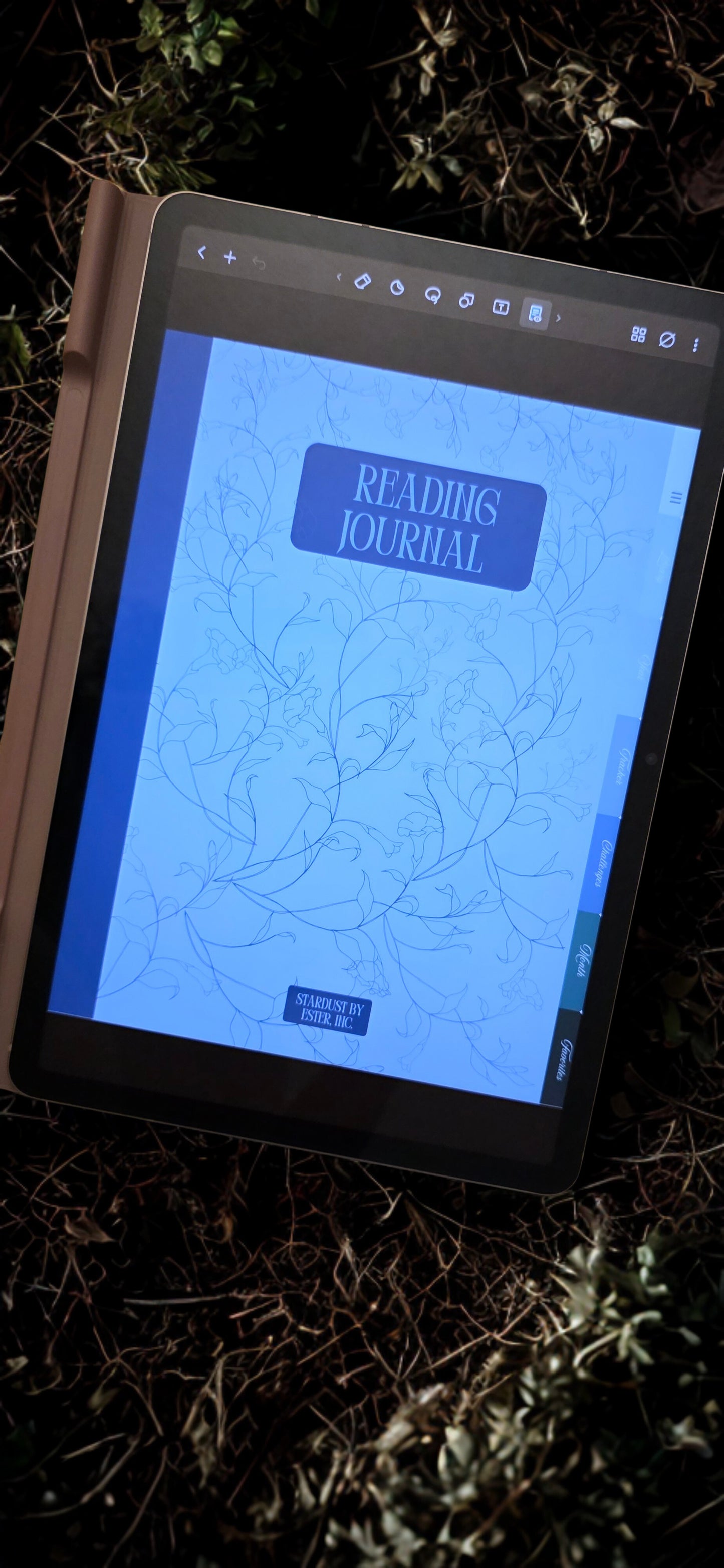 Reading Journal: Floral Edition